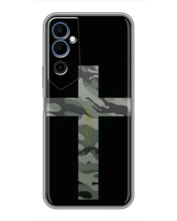Чехол для TECNO POVA Neo 2 с картинкой «Милитари Крест»