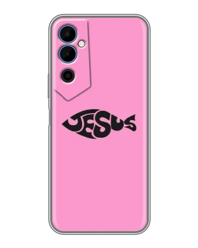 Чехол для TECNO POVA Neo 2 с картинкой «Розовый символ Jesus» Чехол для TECNO POVA Neo 2 с картинкой «Розовый символ Jesus»