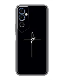 Чехол для TECNO POVA Neo 2 с картинкой «Тонкий крест» Чехол для TECNO POVA Neo 2 с картинкой «Тонкий крест»