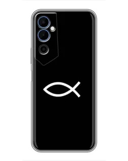 Чехол для TECNO POVA Neo 2 с картинкой «Символ рыбы Jesus» Чехол для TECNO POVA Neo 2 с картинкой «Символ рыбы Jesus»