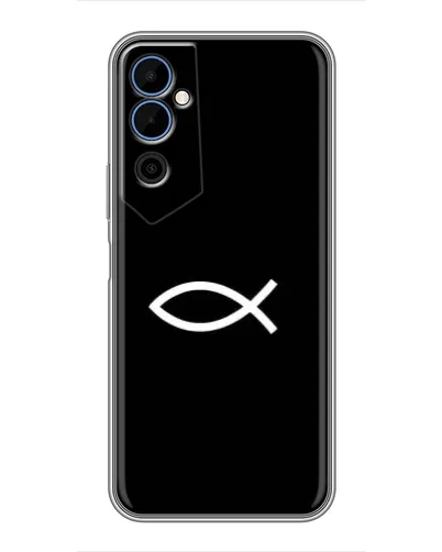 Чехол для TECNO POVA Neo 2 с картинкой «Символ рыбы Jesus» Чехол для TECNO POVA Neo 2 с картинкой «Символ рыбы Jesus»