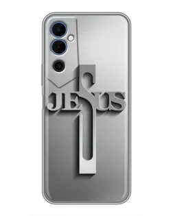 Чехол для TECNO POVA Neo 2 с картинкой «Металлический крест Jesus» Чехол для TECNO POVA Neo 2 с картинкой «Металлический крест Jesus»