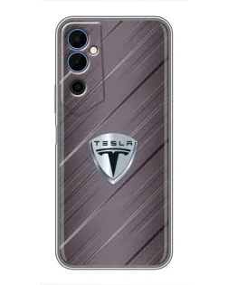 Чехол для TECNO POVA Neo 2 с картинкой «Металлическая текстура Tesla» Чехол для TECNO POVA Neo 2 с картинкой «Металлическая текстура Tesla»