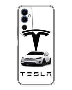 Чехол для TECNO POVA Neo 2 с картинкой «Tesla White Style» Чехол для TECNO POVA Neo 2 с картинкой «Tesla White Style»
