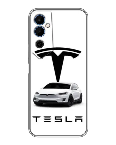 Чехол для TECNO POVA Neo 2 с картинкой «Tesla White Style»
