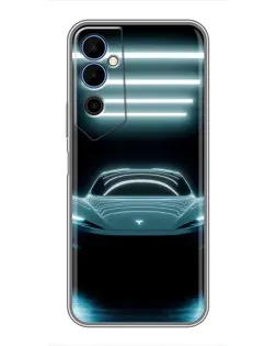 Чехол для TECNO POVA Neo 2 с картинкой «Tesla в неоне» Чехол для TECNO POVA Neo 2 с картинкой «Tesla в неоне»