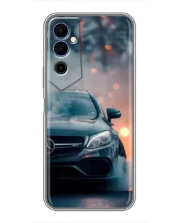 Чехол для TECNO POVA Neo 2 с картинкой «Mercedes — ночной город» Чехол для TECNO POVA Neo 2 с картинкой «Mercedes — ночной город»
