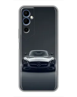 Чехол для TECNO POVA Neo 2 с картинкой «Mercedes на черном»