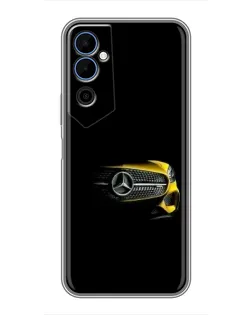 Чехол для TECNO POVA Neo 2 с картинкой «Mercedes — ретро стиль»