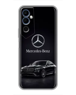 Чехол для TECNO POVA Neo 2 с картинкой «Mercedes — решетка радиатора»