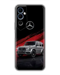 Чехол для TECNO POVA Neo 2 с картинкой «Mercedes G-Class красный»