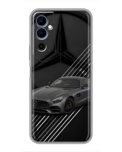 Чехол для TECNO POVA Neo 2 с картинкой «Mercedes AMG — графика»