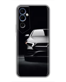 Чехол для TECNO POVA Neo 2 с картинкой «Свет фар Mercedes»