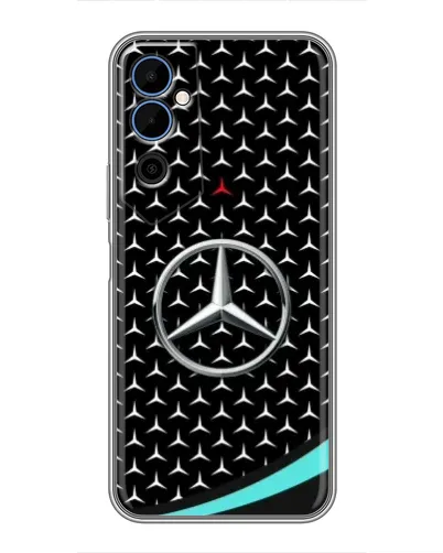 Чехол для TECNO POVA Neo 2 с картинкой «Mercedes — бирюзовый акцент» Чехол для TECNO POVA Neo 2 с картинкой «Mercedes — бирюзовый акцент»