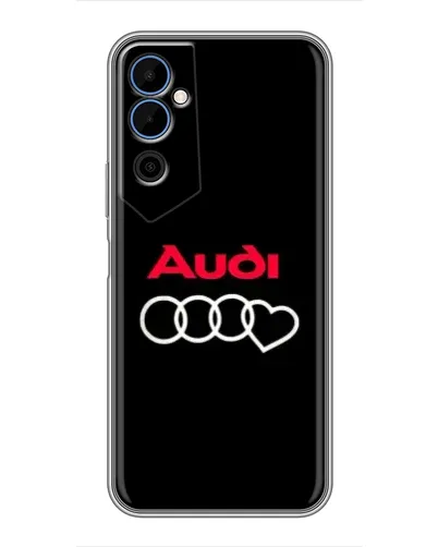 Чехол для TECNO POVA Neo 2 с картинкой «Логотип Audi Heart»