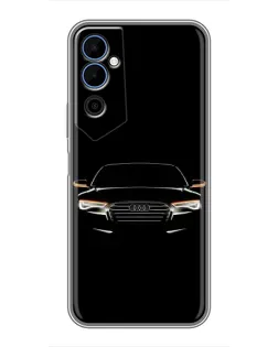 Чехол для TECNO POVA Neo 2 с картинкой «Audi — ночной контур»