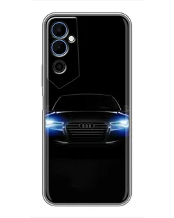 Чехол для TECNO POVA Neo 2 с картинкой «Audi в неоне»