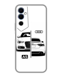 Чехол для TECNO POVA Neo 2 с картинкой «Audi — контрастный дизайн»