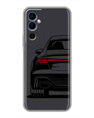 Чехол для TECNO POVA Neo 2 с картинкой «Задняя часть Audi — арт»