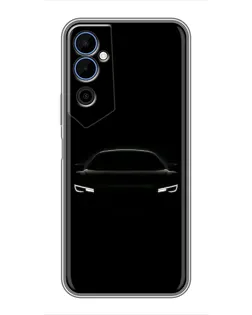 Чехол для TECNO POVA Neo 2 с картинкой «Взгляд Audi в темноте»