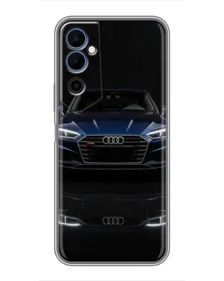 Чехол для TECNO POVA Neo 2 с картинкой «Audi — ночное отражение»