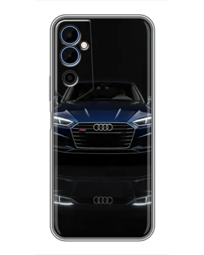 Чехол для TECNO POVA Neo 2 с картинкой «Audi — ночное отражение»