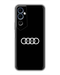 Чехол для TECNO POVA Neo 2 с картинкой «Audi White Logo»