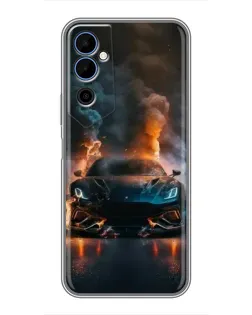 Чехол для TECNO POVA Neo 2 с картинкой «Lamborghini дымная эстетика» Чехол для TECNO POVA Neo 2 с картинкой «Lamborghini дымная эстетика»