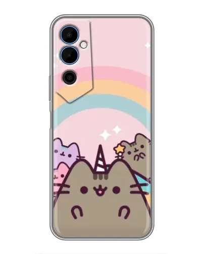 Чехол для TECNO POVA Neo 2 с картинкой «Единорог Pusheen» Чехол для TECNO POVA Neo 2 с картинкой «Единорог Pusheen»