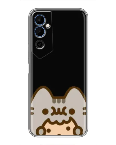 Чехол для TECNO POVA Neo 2 с картинкой «Пушин на черном» Чехол для TECNO POVA Neo 2 с картинкой «Пушин на черном»