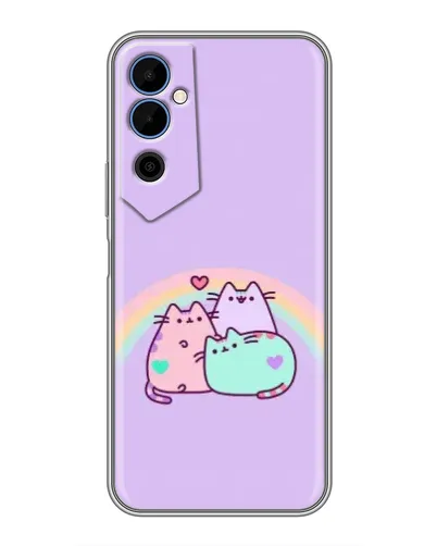 Чехол для TECNO POVA Neo 2 с картинкой «Радужные Пушины» Чехол для TECNO POVA Neo 2 с картинкой «Радужные Пушины»
