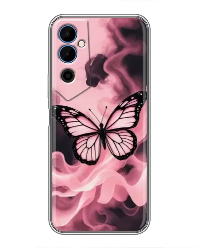 Чехол для TECNO POVA Neo 2 с картинкой «Бабочка в дыму» Чехол для TECNO POVA Neo 2 с картинкой «Бабочка в дыму»