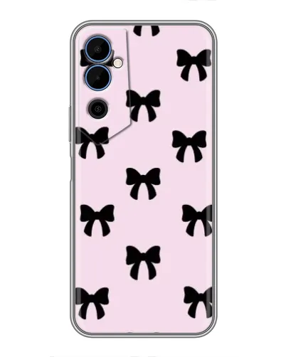 Чехол для TECNO POVA Neo 2 с картинкой «Черные банты Coquette» Чехол для TECNO POVA Neo 2 с картинкой «Черные банты Coquette»