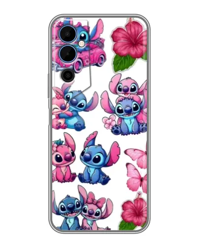 Чехол для TECNO POVA Neo 2 с картинкой «Стикеры Stitch и Angel» Чехол для TECNO POVA Neo 2 с картинкой «Стикеры Stitch и Angel»