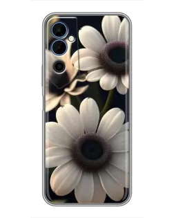 Чехол для TECNO POVA Neo 2 с картинкой «Белые маргаритки макро» Чехол для TECNO POVA Neo 2 с картинкой «Белые маргаритки макро»