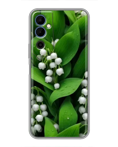Чехол для TECNO POVA Neo 2 с картинкой «Ландыши в зелени»