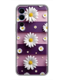 Чехол для TECNO POVA Neo 2 с картинкой «Ромашки на фиолетовом» Чехол для TECNO POVA Neo 2 с картинкой «Ромашки на фиолетовом»