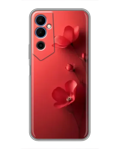 Чехол для TECNO POVA Neo 2 с картинкой «Маковые соцветия»
