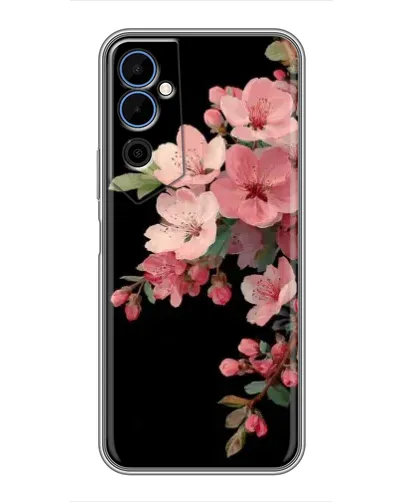 Чехол для TECNO POVA Neo 2 с картинкой «Розовая ветка сакуры»