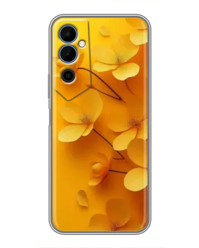 Чехол для TECNO POVA Neo 2 с картинкой «Золотые лепестки»
