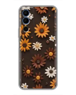 Чехол для TECNO POVA Neo 2 с картинкой «Узор из маленьких подсолнухов» Чехол для TECNO POVA Neo 2 с картинкой «Узор из маленьких подсолнухов»