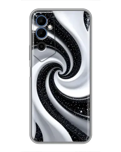 Чехол для TECNO POVA Neo 2 с картинкой «Черно-белая спираль» Чехол для TECNO POVA Neo 2 с картинкой «Черно-белая спираль»