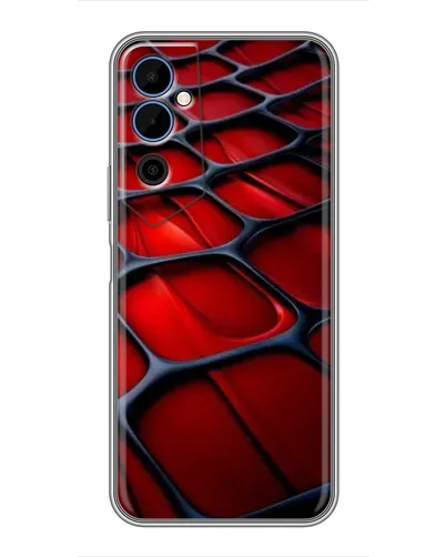 Чехол для TECNO POVA Neo 2 с картинкой «Красная глянцевая сетка» Чехол для TECNO POVA Neo 2 с картинкой «Красная глянцевая сетка»