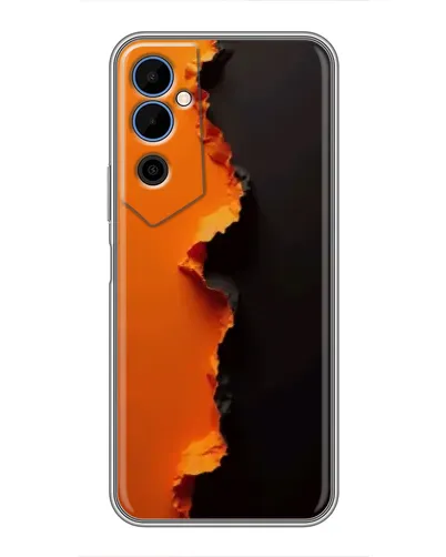 Чехол для TECNO POVA Neo 2 с картинкой «Оранжевый разлом» Чехол для TECNO POVA Neo 2 с картинкой «Оранжевый разлом»