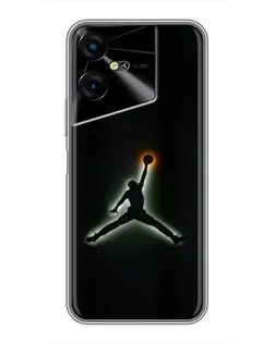 Чехол для TECNO POVA Neo 3 с картинкой «Jordan Gradient Logo»