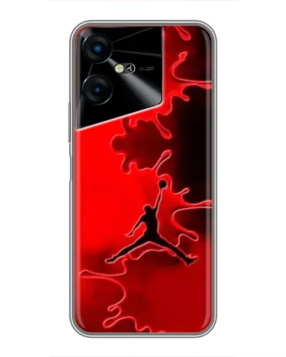 Чехол для TECNO POVA Neo 3 с картинкой «Jordan Red Smoke»