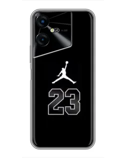 Чехол для TECNO POVA Neo 3 с картинкой «Jordan Flight 23»