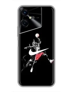 Чехол для TECNO POVA Neo 3 с картинкой «Jordan Jumpman»