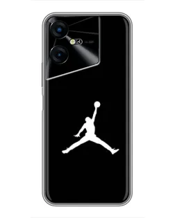 Чехол для TECNO POVA Neo 3 с картинкой «Jordan Silhouette»