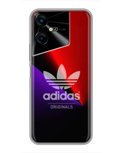 Чехол для TECNO POVA Neo 3 с картинкой «Adidas Red Neon»